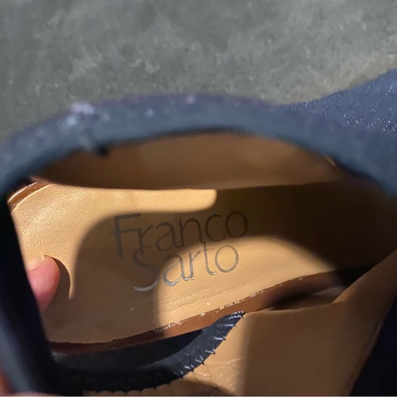 Franco Sarto stretch denim women’s slip on heels size 6 - Picture 8 of 8